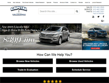 Tablet Screenshot of capitallincolnofwilmington.com